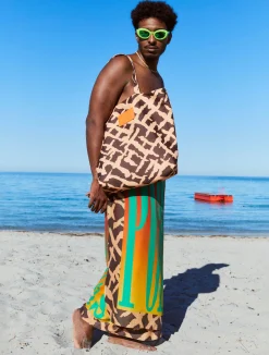 Baesique Tote - Cross Hatch Print