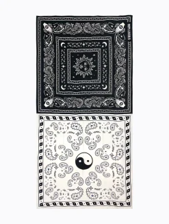 Black White Bandana Sarong