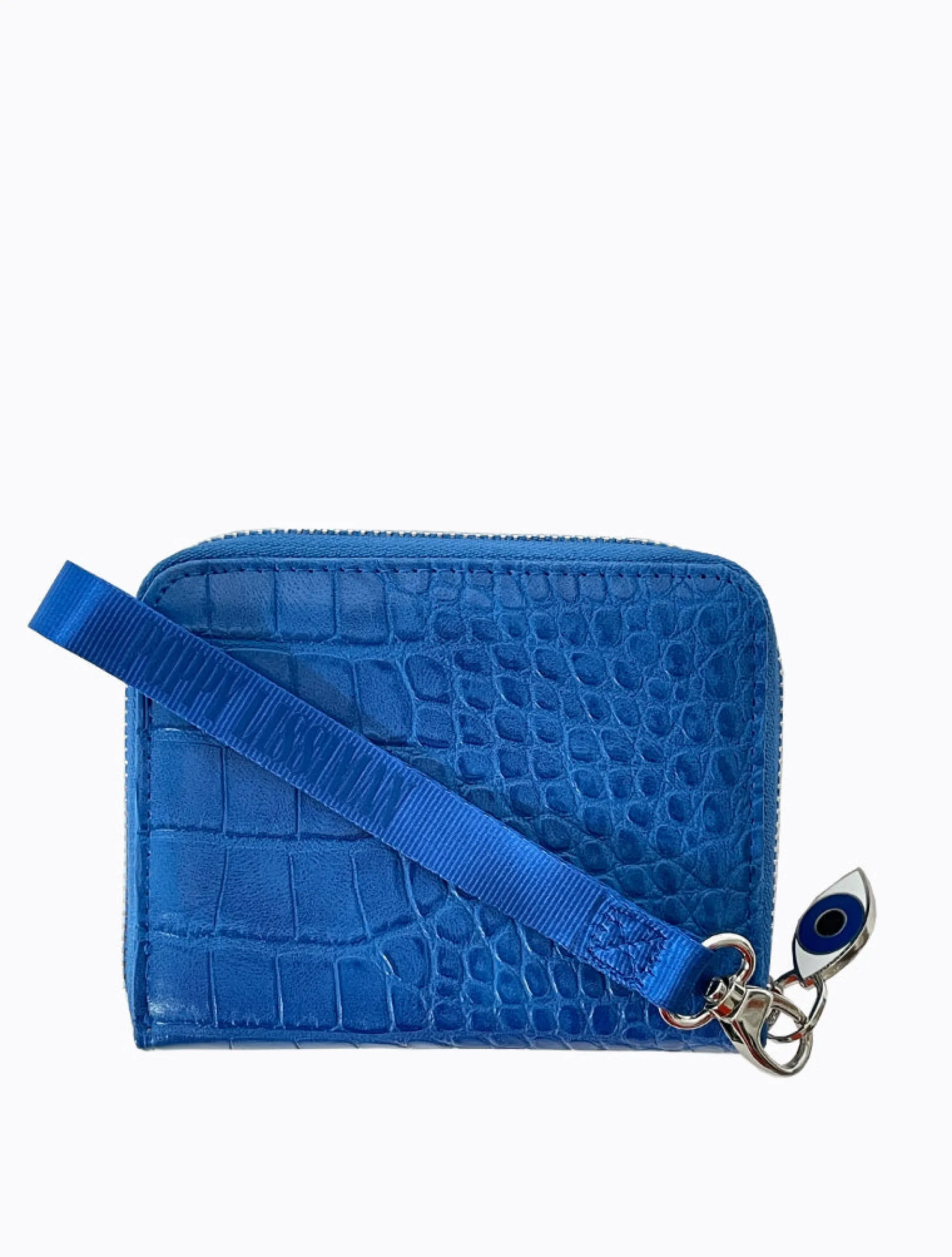 Croc Wallet - Electric Blue