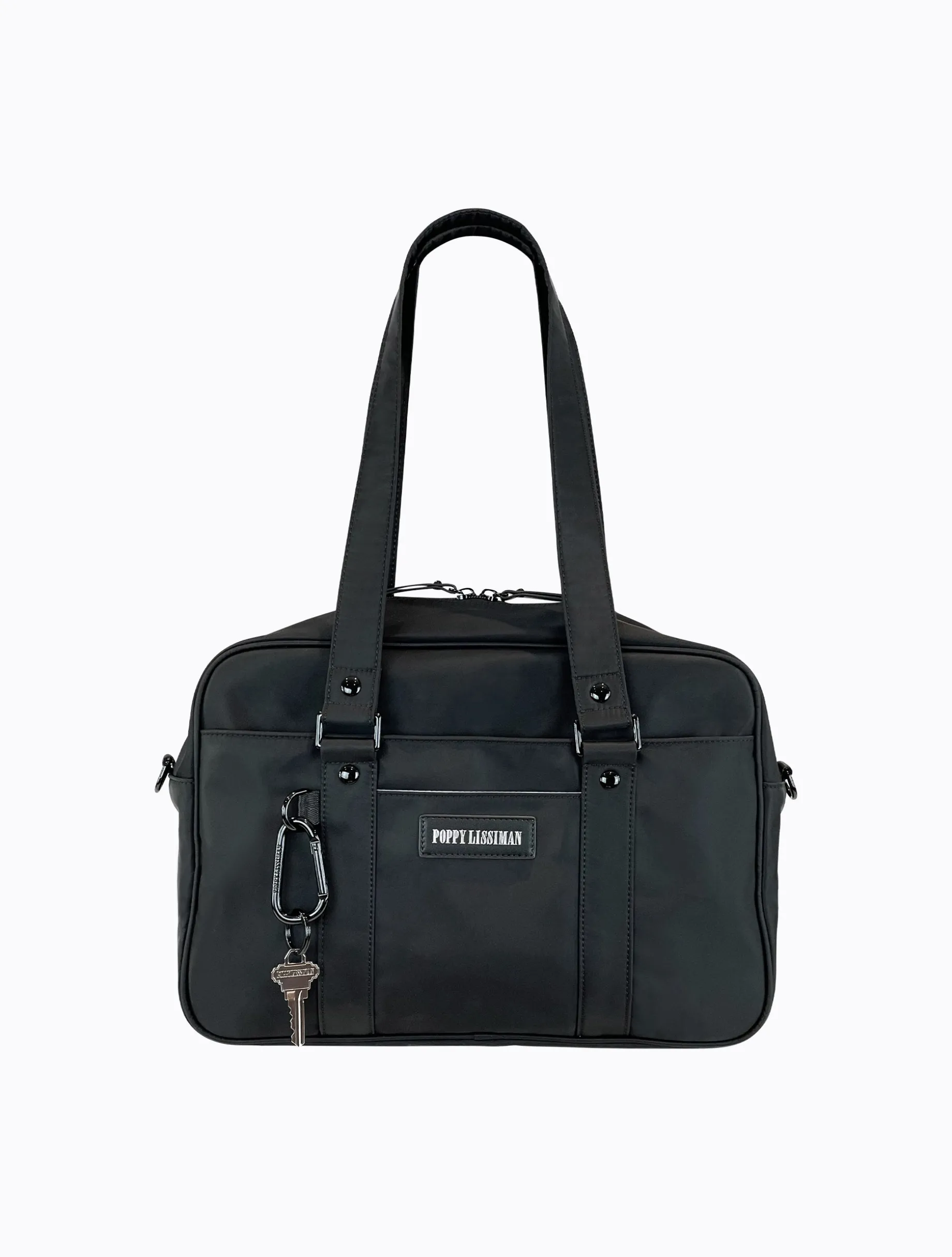 Koko Laptop Bag - Black / Sky Blue
