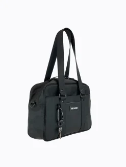 Koko Laptop Bag - Black / Sky Blue