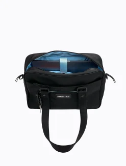 Koko Laptop Bag - Black / Sky Blue