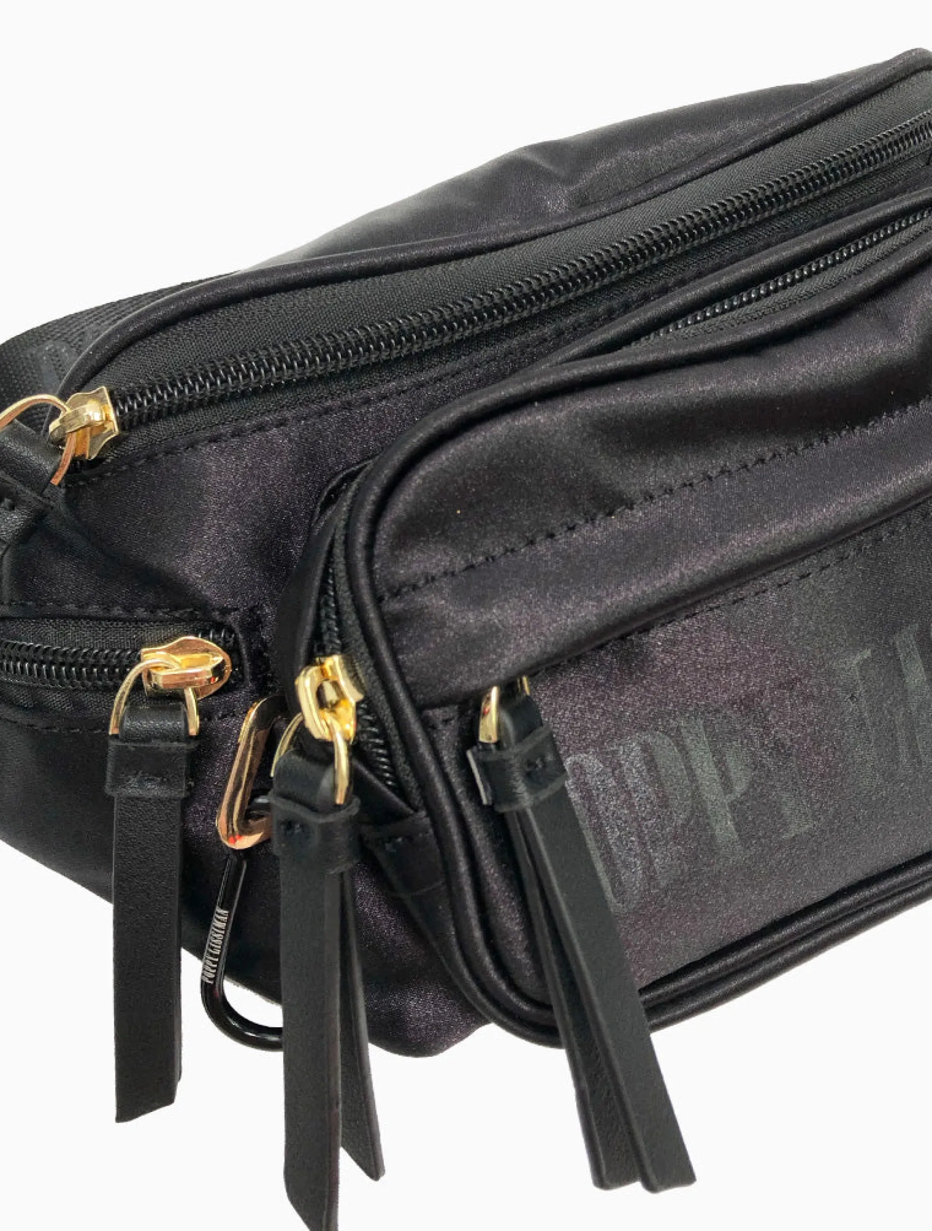 Malibu Waistbag - Black Satin