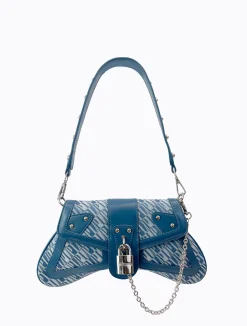 Merlin - Blue Jacquard