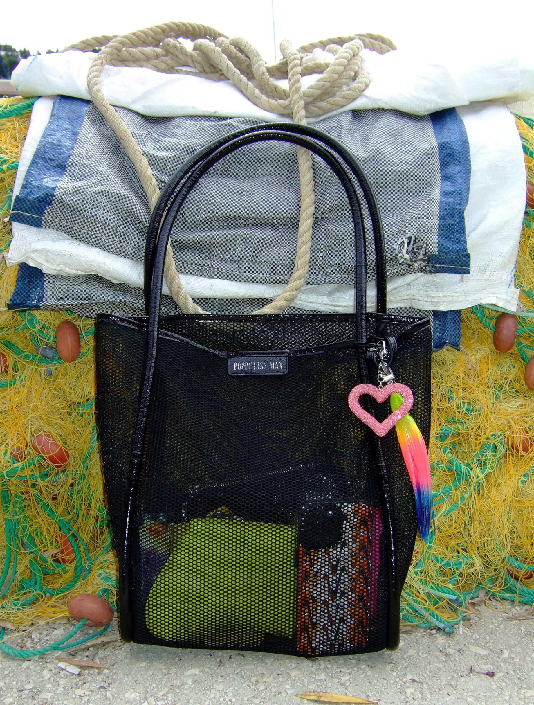 Nana Net Tote - Black