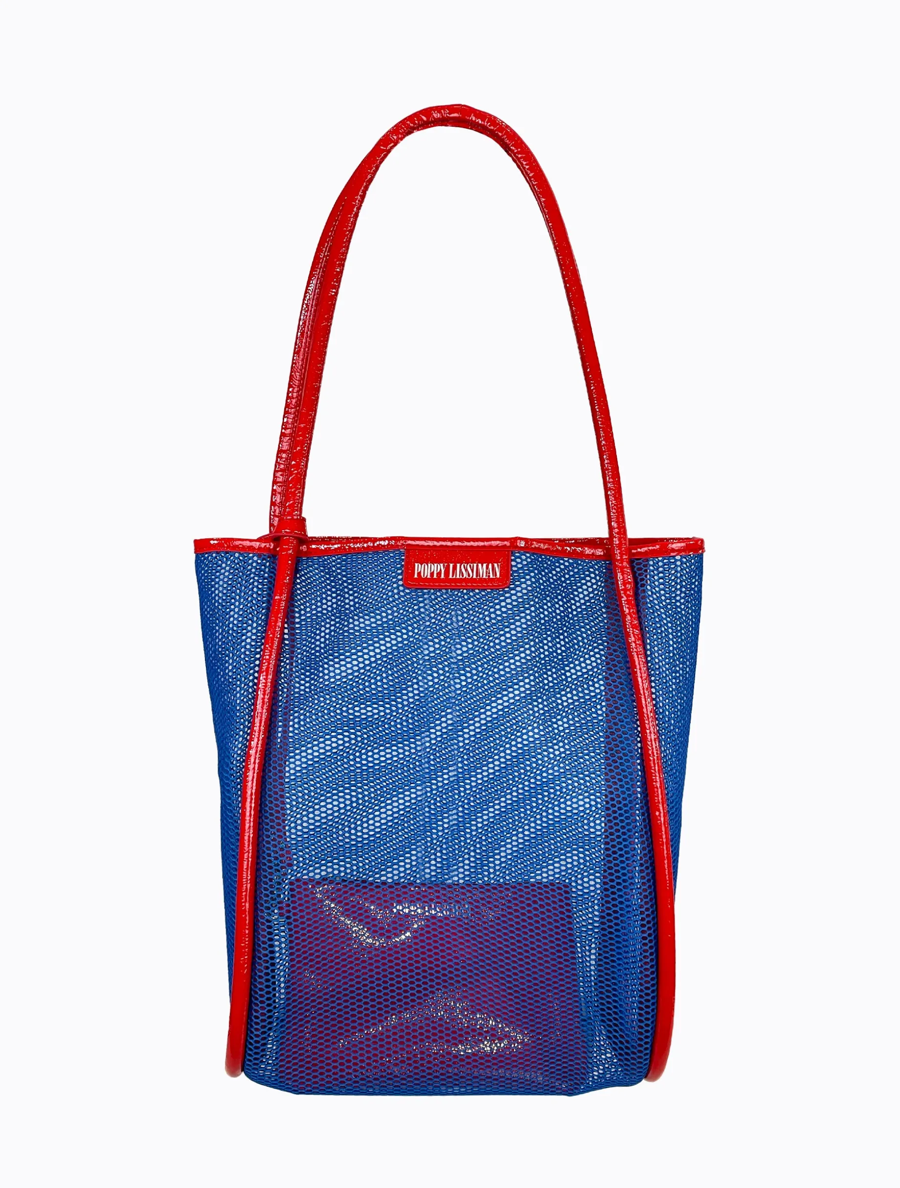 Nana Net Tote - Blue / Cherry