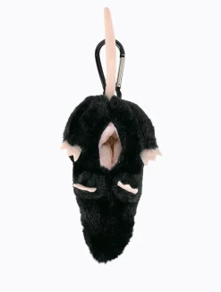 Plush Rat Charm - Black