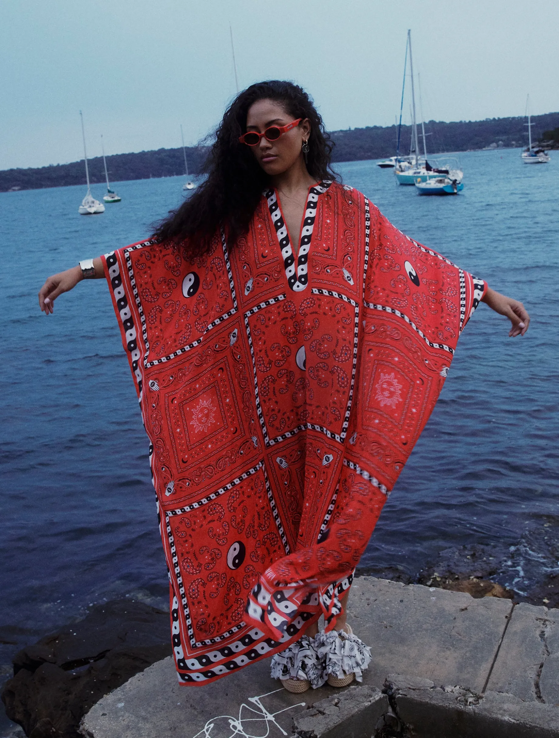 Rafi Kaftan - Red Bandana