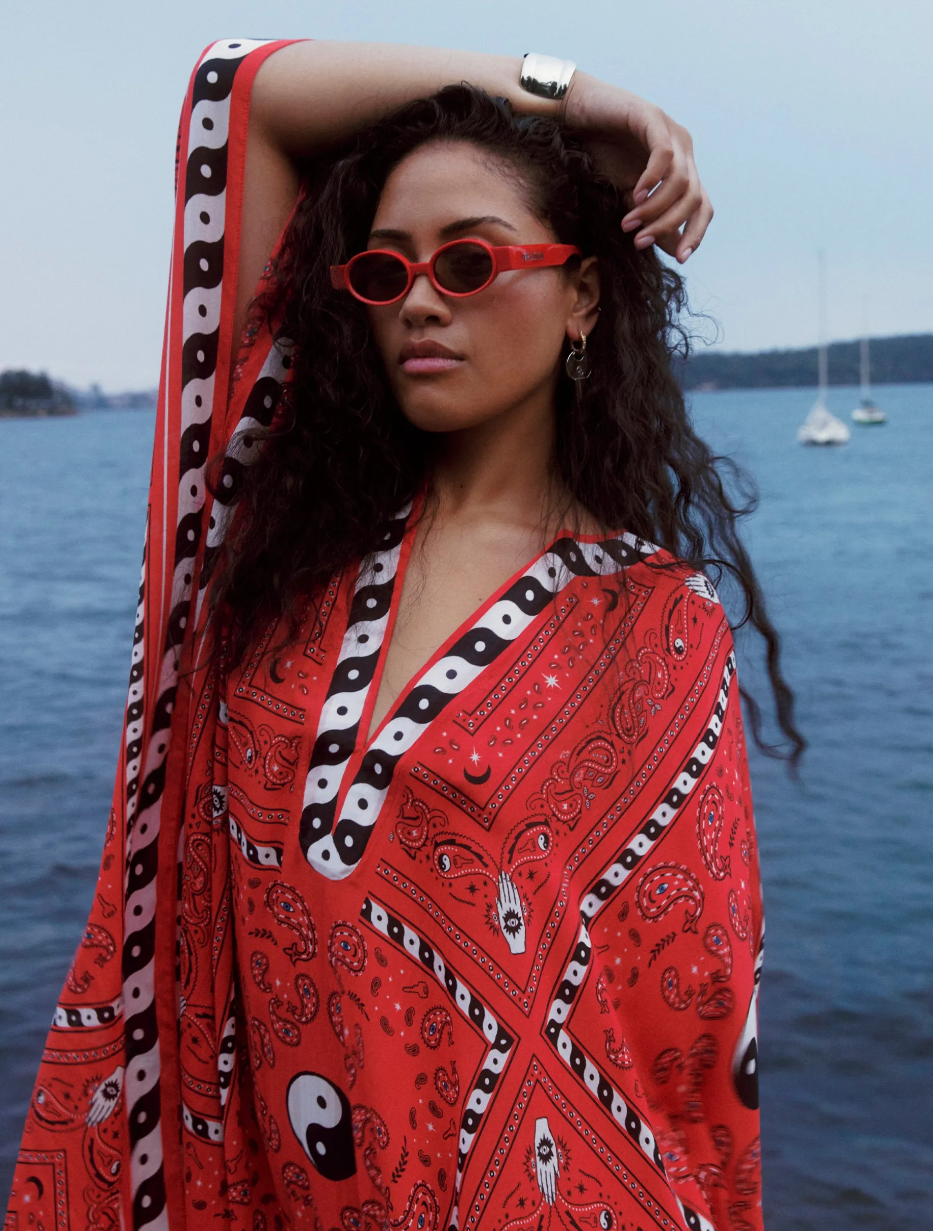 Rafi Kaftan - Red Bandana
