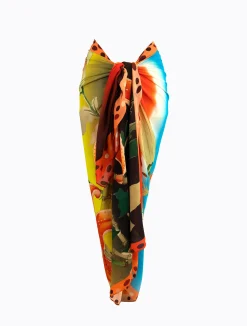 Red Lilies Sarong