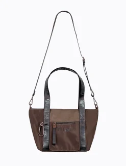 Skutty Flap Small Tote - Choc