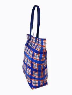 Tarnation Tote - Blue Tartan