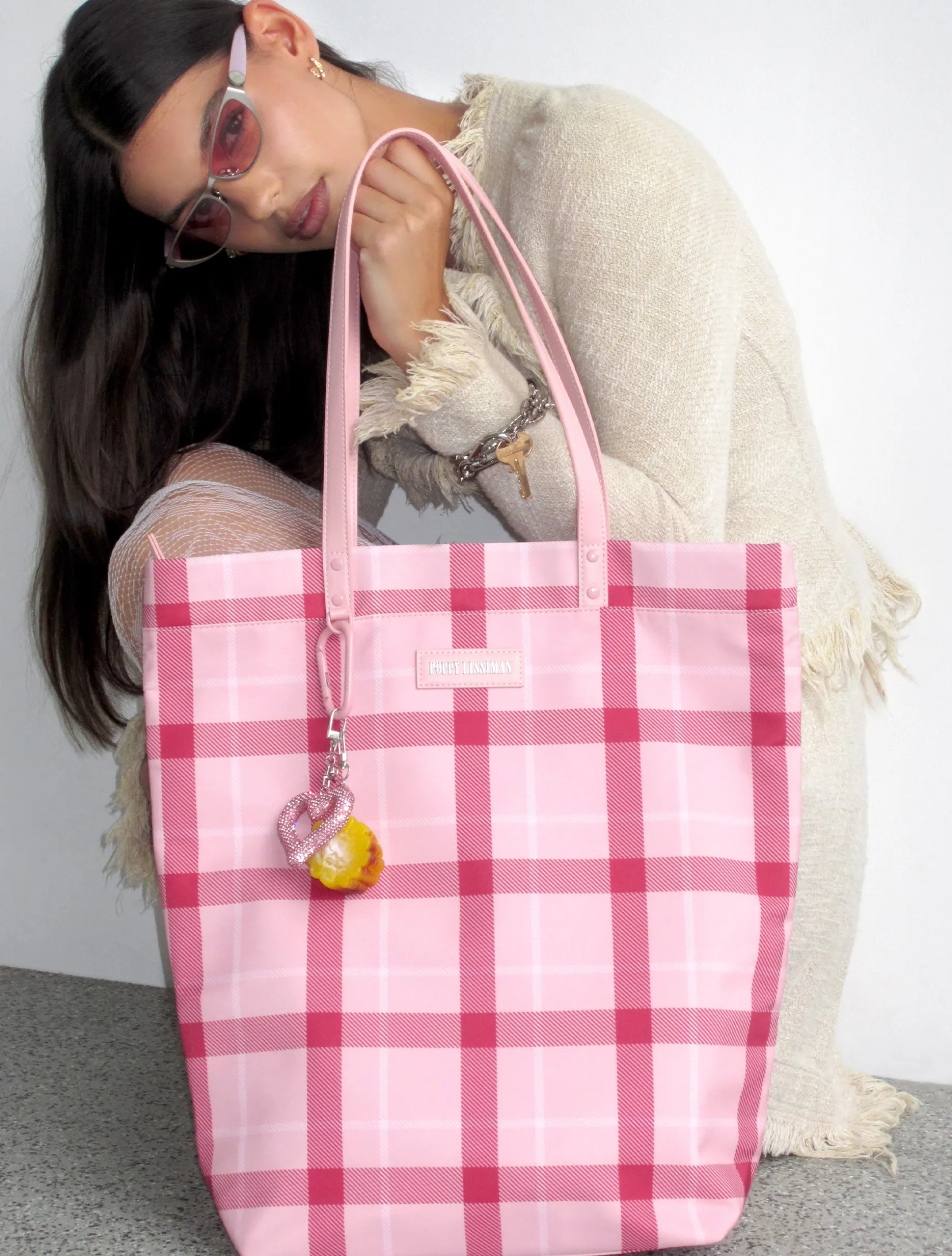 Tarnation Tote - Pink Tartan