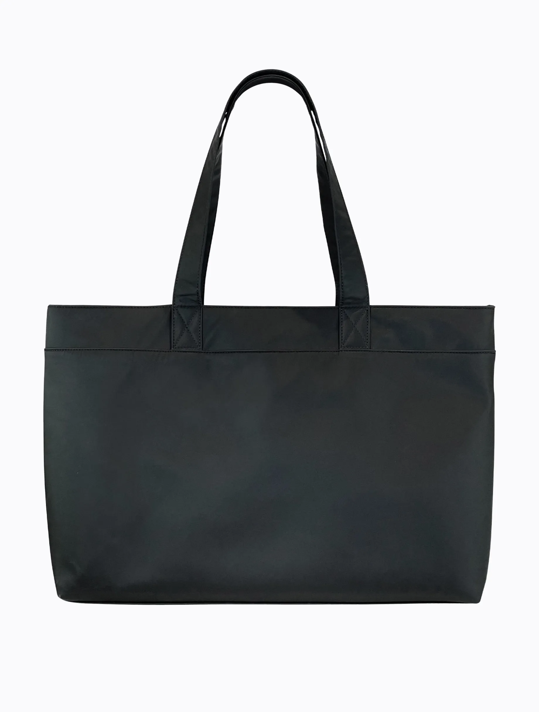 Winnie Laptop Tote - Black / Sky Blue