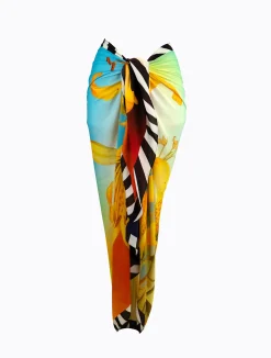 Yellow Lilies Sarong