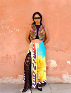 Yellow Lilies Sarong